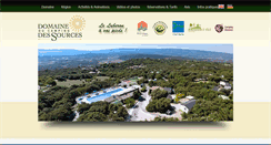 Desktop Screenshot of campingdessources.com